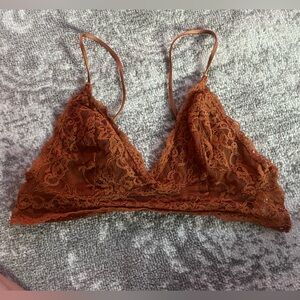 Rust Lace Bralette